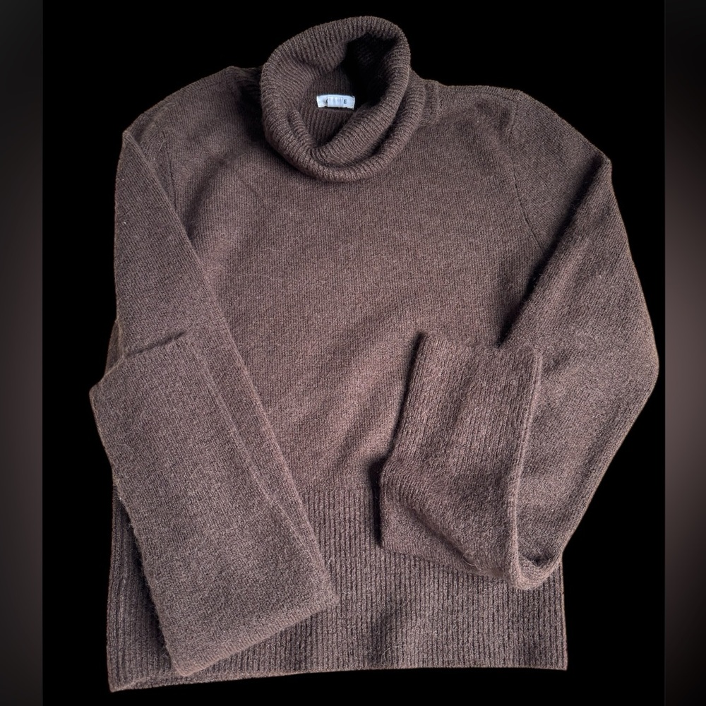 Garage Brown Turtleneck Sweater
